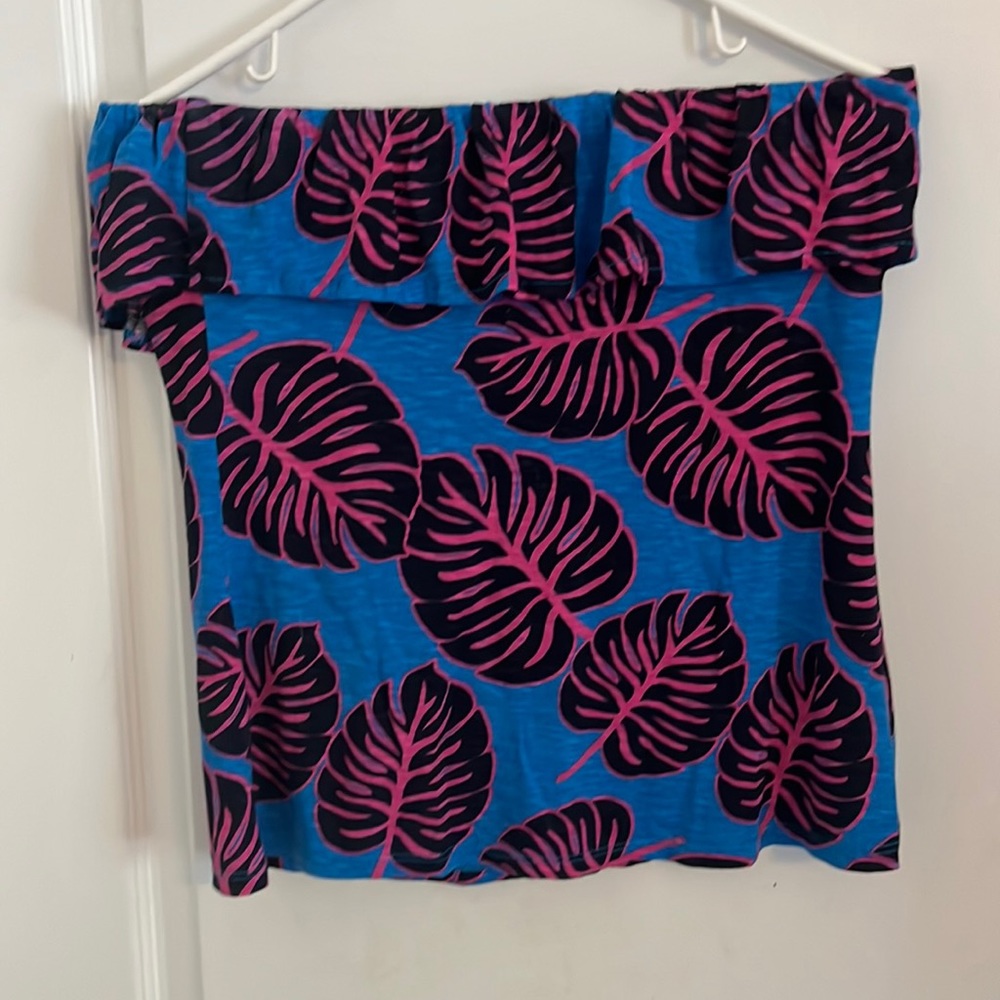 Floral Beach Tube Top